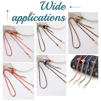 WADORN 5 Sets 5 Colors Spray Painted Zinc Alloy Cord Lock Clasp FIND-WR0006-42-1