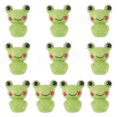 10Pcs Handmade Lampwork Beads LAMP-GO0001-17-1