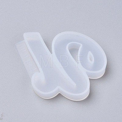 Letter DIY Silicone Molds DIY-I034-08U-1