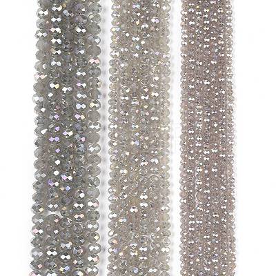 Electroplate Glass Beads Strands EGLA-A044-J4mm-B10-1