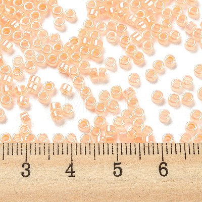 Electroplate Transparent Glass Seed Beads SEED-S042-16A-05-1