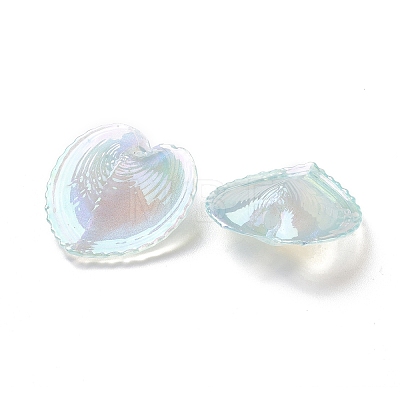 UV Plating Rainbow Iridescent Acrylic Pendants OACR-C003-08C-1