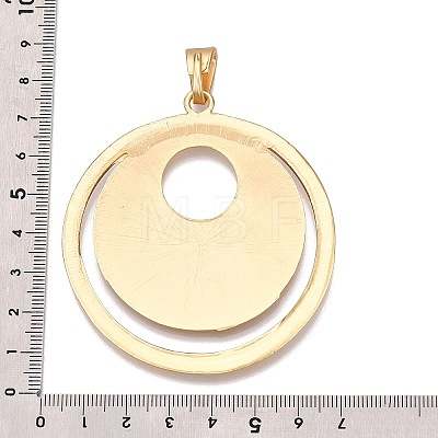 Rack Plating Eco-Friendly Alloy Big Pendants FIND-N005-39G-1