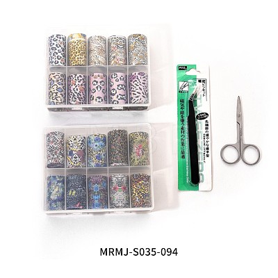 Nail Art Transfer Stickers Kits MRMJ-S035-094-1
