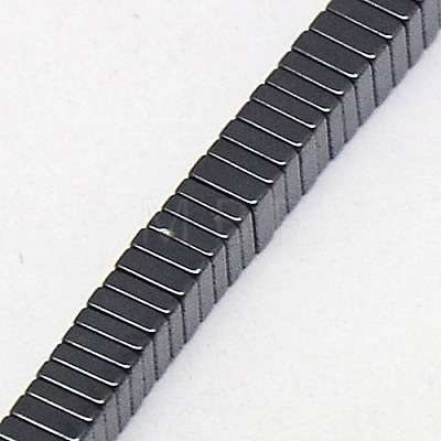 Electroplate Non-magnetic Synthetic Hematite Heishi Beads Strands X-G-J171A-3x3mm-03-1