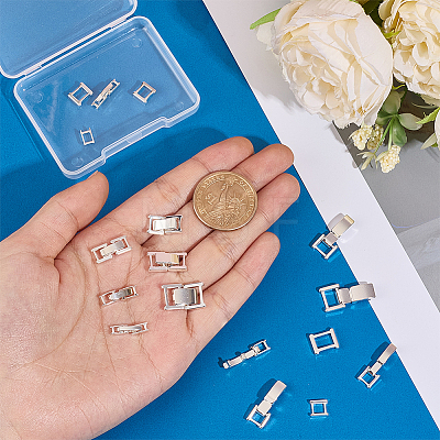 12Pcs 6 Styles Brass Watch Band Clasps KK-PH0015-10-1