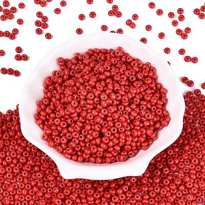 Opaque Glass Seed Beads SEED-N012-09A-12-1