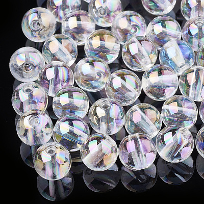 Transparent Acrylic Beads MACR-S361-01-12mm-1