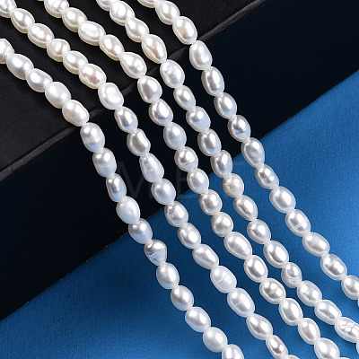 Natural Cultured Freshwater Pearl Beads Strands PEAR-N012-02L-1