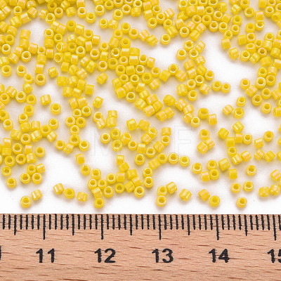 Frosted Glass Cylinder Beads SEED-S047-O-002-1
