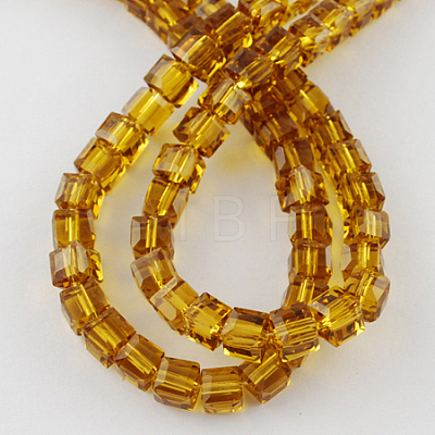 Glass Bead Strands LS-GLAA-R041-6x6mm-12-1