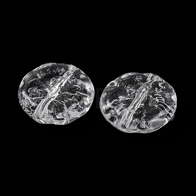 Transparent Acrylic Beads OACR-M011-19-1