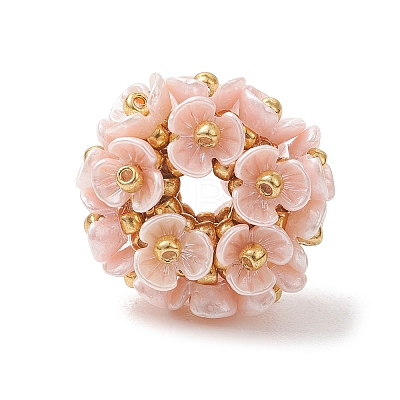 Resin Imitation Pearl Beads PALLOY-MZ01261-01-1