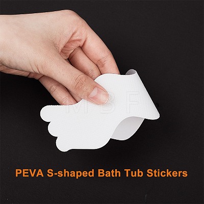 Gorgecraft PEVA S-shaped Bath Tub Stickers KY-GF0001-03A-1