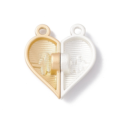 Love Heart Alloy Magnetic Clasps FIND-C013-01D-1