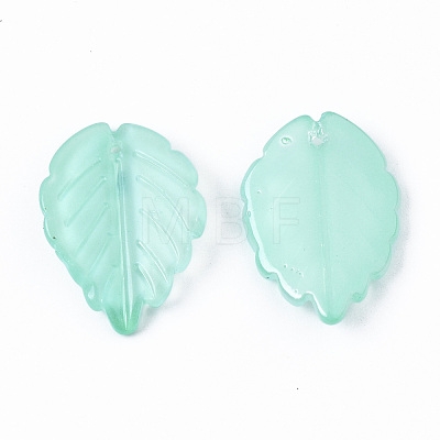 Spray Painted Glass Pendants GLAA-N042-004-A04-1