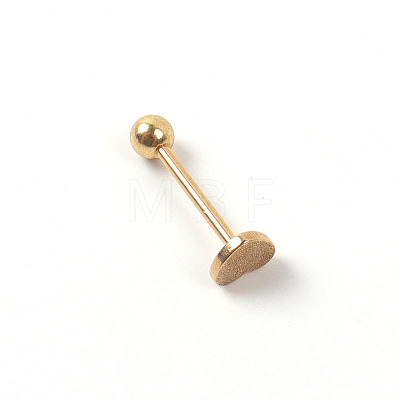 316L Stainless Steel Heart Straight Barbell Piercing Tongue Rings for Women Men WG6D50F-01-1