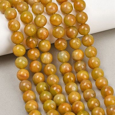 Handmade Lampwork Beads Strand LAMP-B056-10mm-04-1