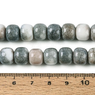 Ombre Effect Dyed Glass Beads Strands GLAA-N067-01A-14-1