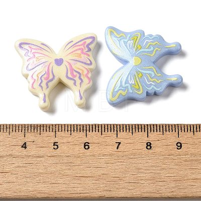 Opaque Resin Decoden Cabochons RESI-H165-04-1