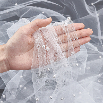 Nylon Mesh Fabrics DIY-WH0622-647B-1