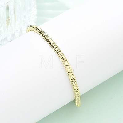 Brass Snake Chain Bracelets for Men Women BJEW-G736-05G-1