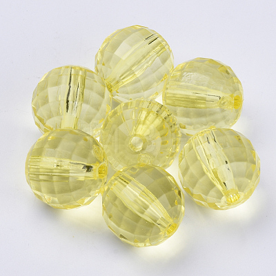 Transparent Acrylic Beads TACR-Q254-22mm-V21-1