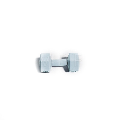 Dumbbell Shaped Alloy Miniature Ornaments PW-WGB591C-06-1