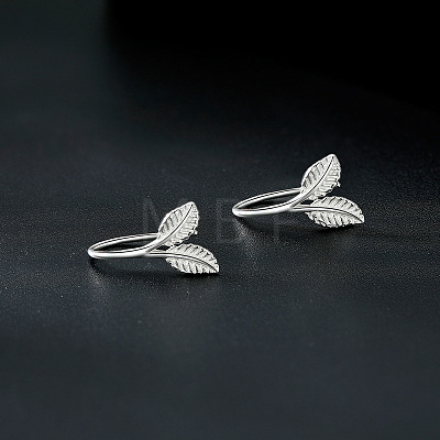 999 Fine Silver Cuff Earrings FS-WG3F72D-02-1