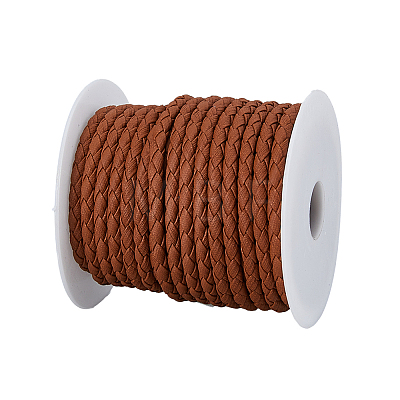 Round PU Leather Braided Cord LC-WH0012-03B-01-1