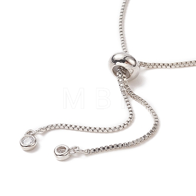 Oval Natural Pearl Beaded Slider Bracelet BJEW-JB09315-01-1