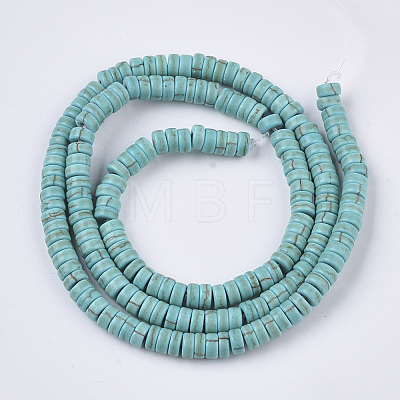 Synthetic Turquoise Beads Strands TURQ-S282-22C-1