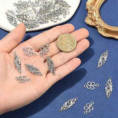 30Pcs Tibetan Style Alloy Connector Charms TIBE-FS0003-32-1