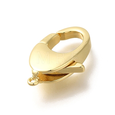 Rack Plating Brass Spring Gate Rings KK-Z086-53G-06-1
