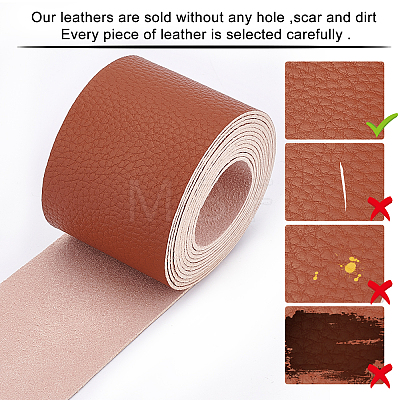 PU Leather Fabric Plain Lychee Fabric AJEW-WH0034-89D-03-1