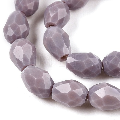 Opaque Solid Color Beads Strands EGLA-N013-P6mm-D09-1