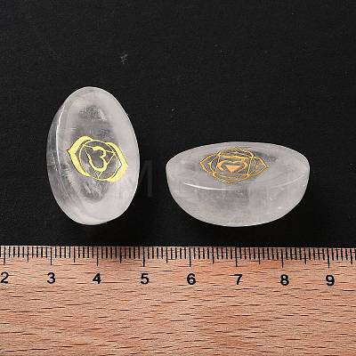 Natural Quartz Crystal Oval Display Decorations G-F774-01C-1