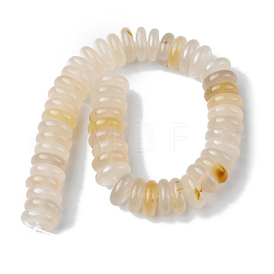 Natural White Agate Beads Strands G-F743-06I-1