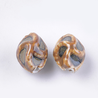 Handmade Porcelain Beads PORC-S498-10J-1