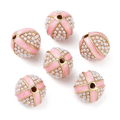 Alloy Enamel Beads FIND-E046-11G-04-1