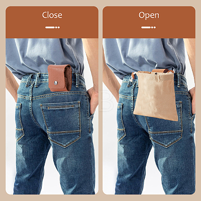 Canvas Cloth Outdoor Foraging Bags AJEW-GF0014-62A-1