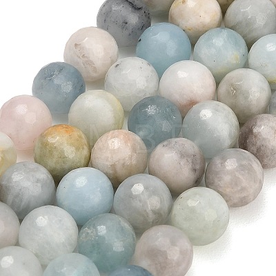 Natural Aquamarine Beads Strands LS-GG-CBA7BB7-A01-12mm-1
