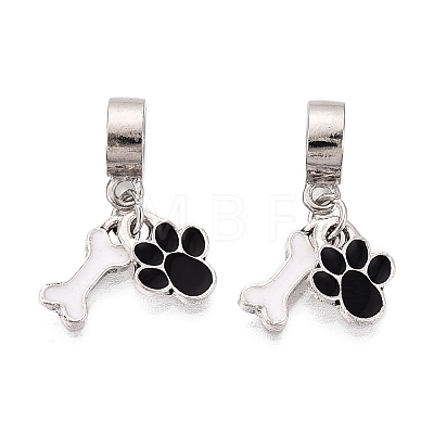 Alloy Enamel European Dangle Charms FIND-Q121-01D-P-1