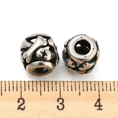 316 Surgical Stainless Steel  Beads STAS-Q304-25AS-1