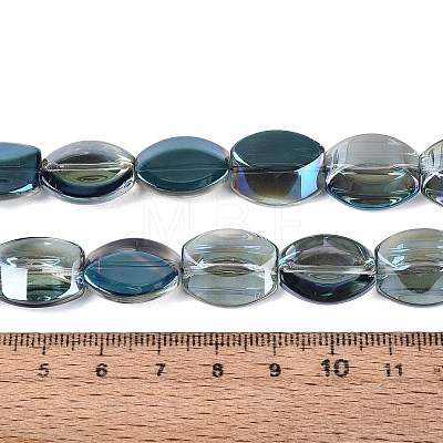 Electroplate Glass Beads Strands EGLA-Q134-02A-B04-1