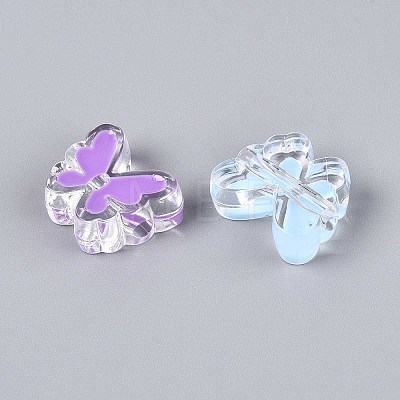 Transparent Acrylic Beads ACRC-T013-03-1