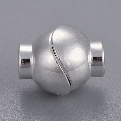 Jewelry Necklace Clasps Alloy Magnetic Clasps X-PALLOY-M012-04S-1