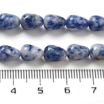 Natural Blue Spot Jasper Beads Strands G-B106-A15-01-1