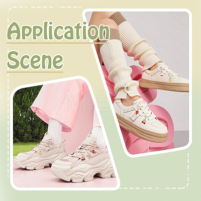9Pcs Alloy Enamel Shoes Charms HJEW-PH02494-1
