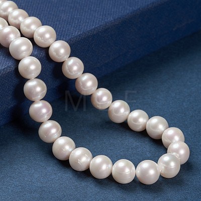 Natural Cultured Freshwater PearlBeads Strands PEAR-G007-25-1